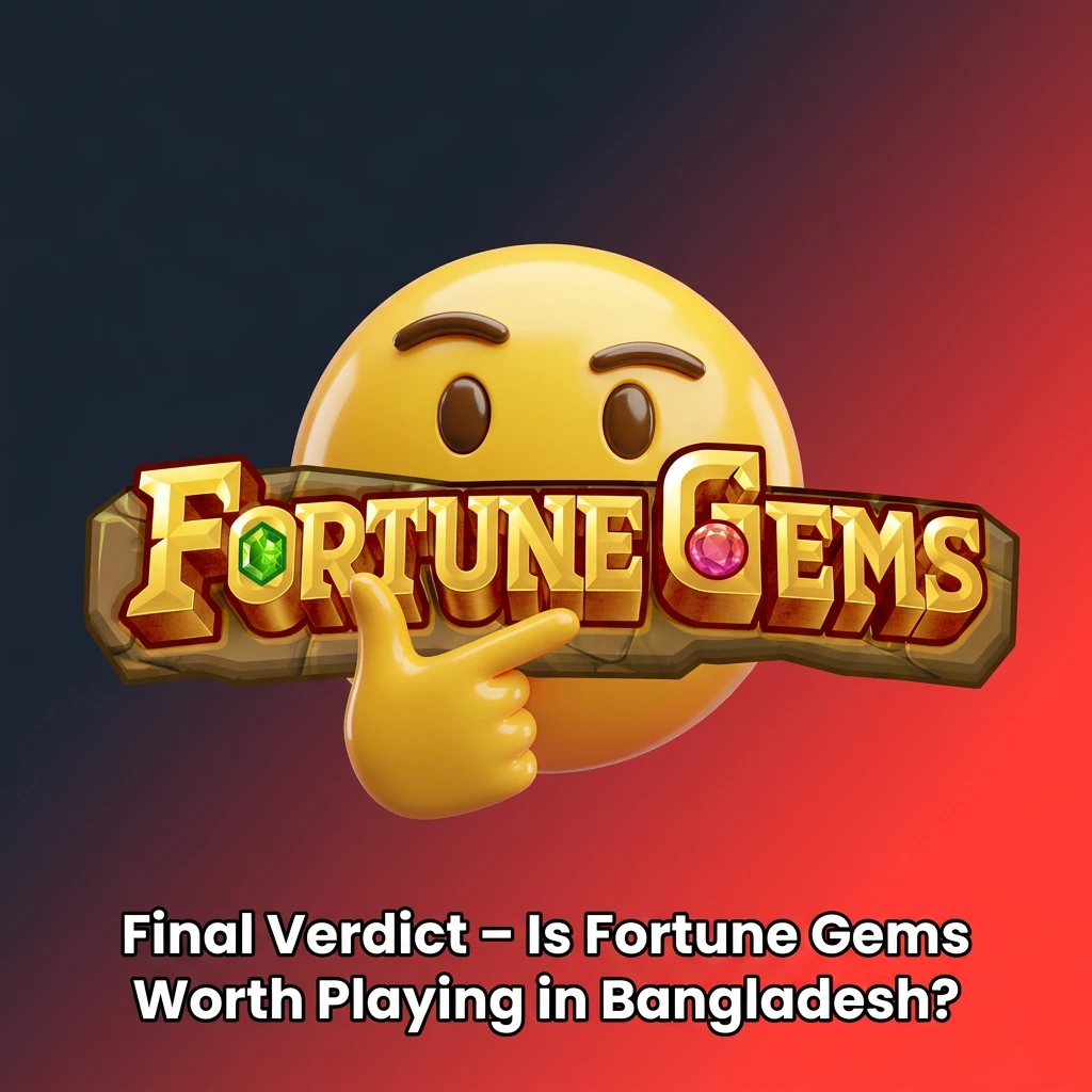 Colorful Fortune Gems slot game interface with gemstone symbols on mobile screen, ideal for Bangladesh players