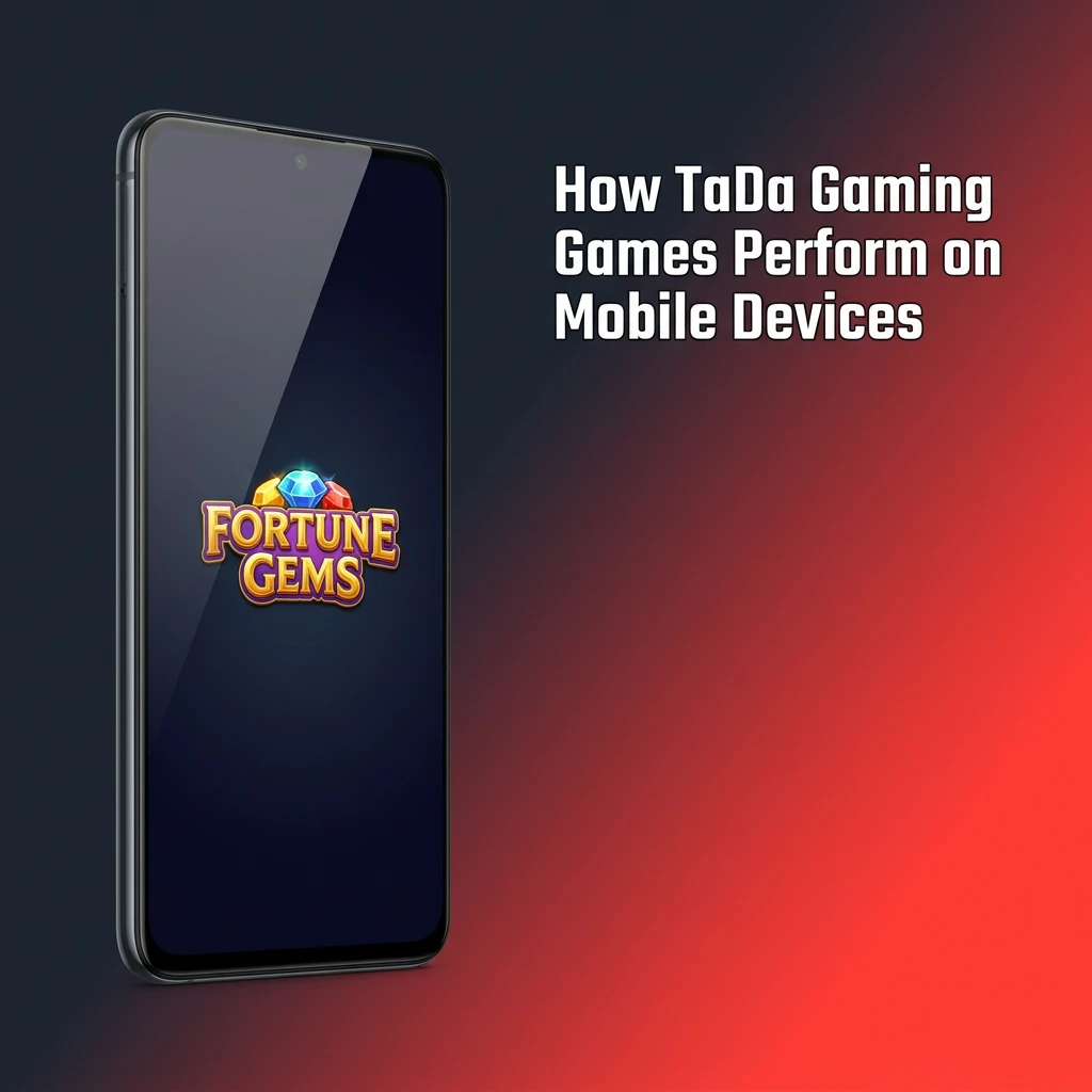 TaDa Gaming mobile-compatible HTML5 casino games running on iOS and Android devices with responsive layout