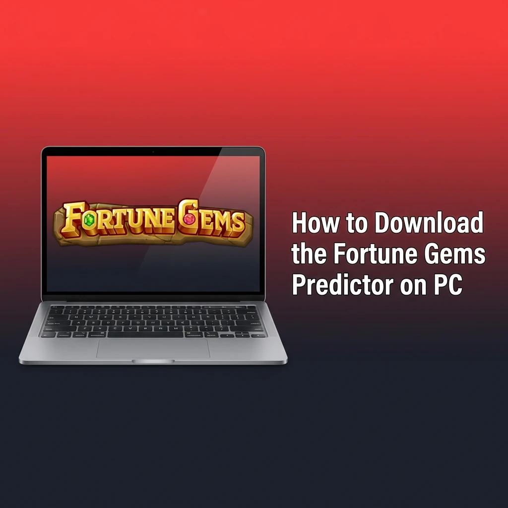 A person downloading and installing Fortune Gems Predictor software on a PC, following setup wizard steps.