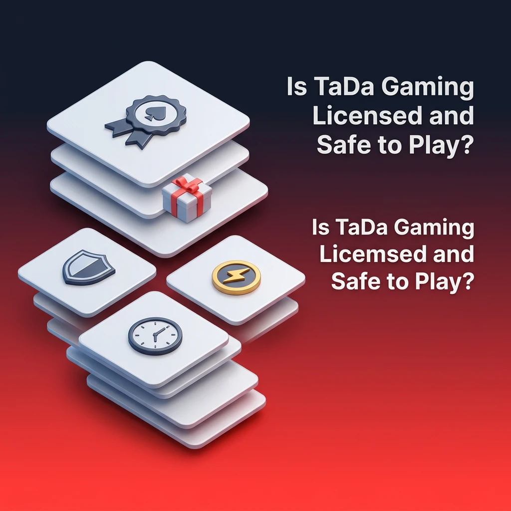 TaDa Gaming MGA license badge confirming certified RNG, fair play standards, and player protection for online casino games