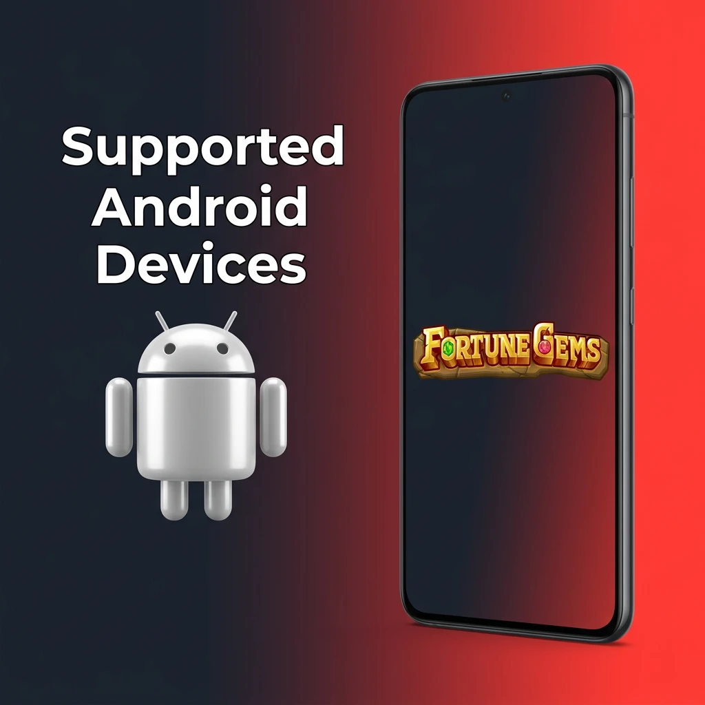 Android devices compatible with 1win Fortune Gems app, from budget to flagship models across Samsung, Xiaomi, Realme, Oppo, and OnePlus.