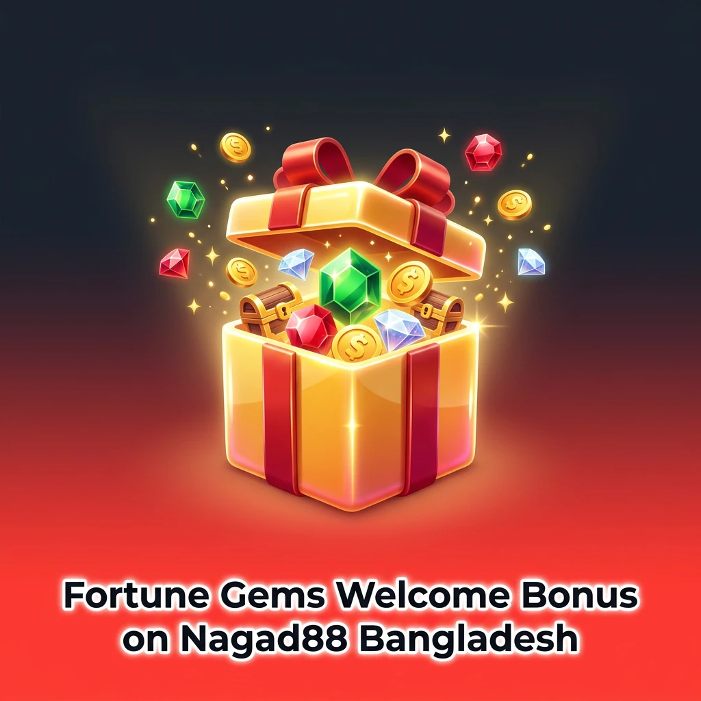 Nagad88 Bangladesh Fortune Gems welcome bonus promotion with deposit match offer for new players