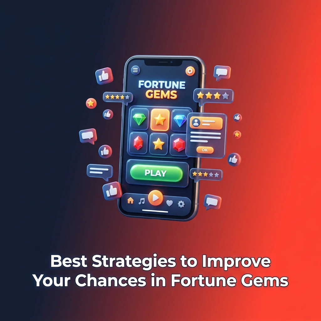 Slot machine strategy tips showing bankroll management, demo mode, and win/loss limits for Fortune Gems