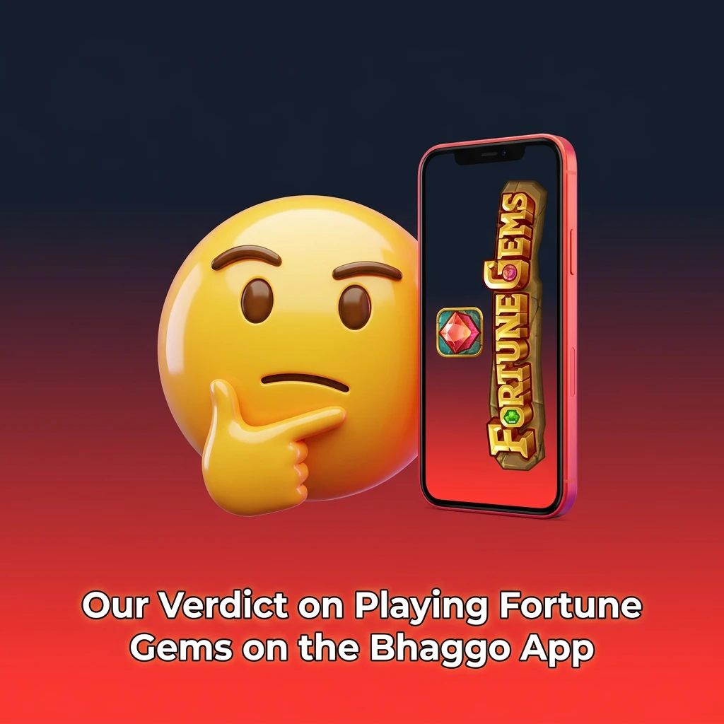 Bhaggo app interface showing Fortune Gems slot game with Bengali language support on mobile device