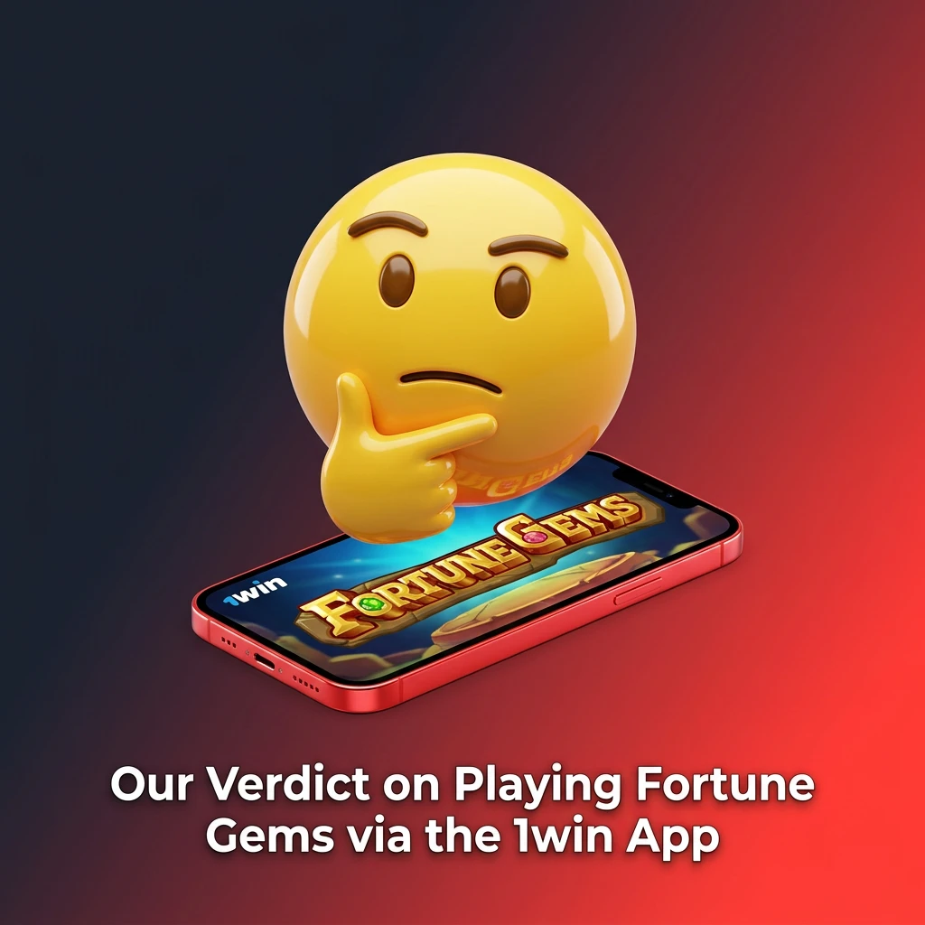 1win app on mobile showing Fortune Gems slot game with Bangladesh payment options bKash and Nagad