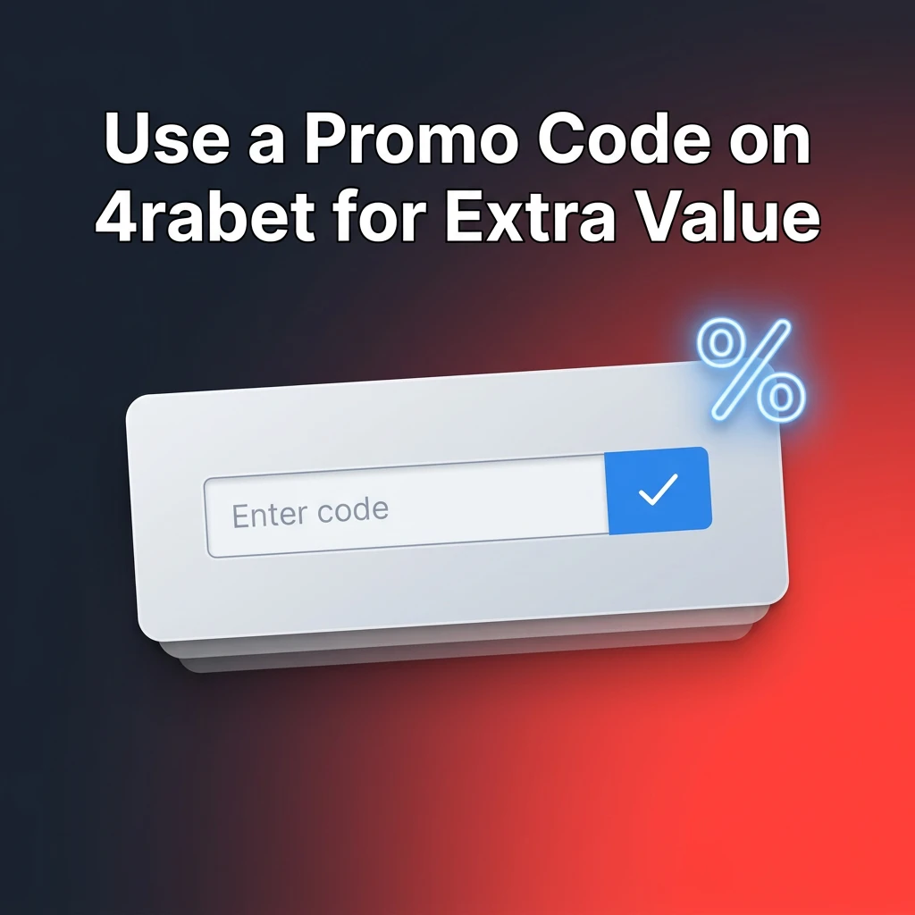 Promo code field on 4rabet sign-up form highlighting where to enter code 4RABET500 for extra bonus value