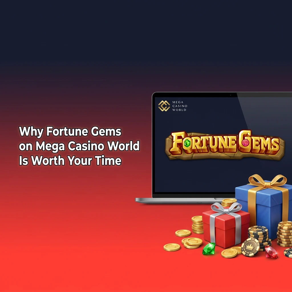 Fortune Gems slot on Mega Casino World with high RTP, mobile play, and bKash payment support for Bangladesh players